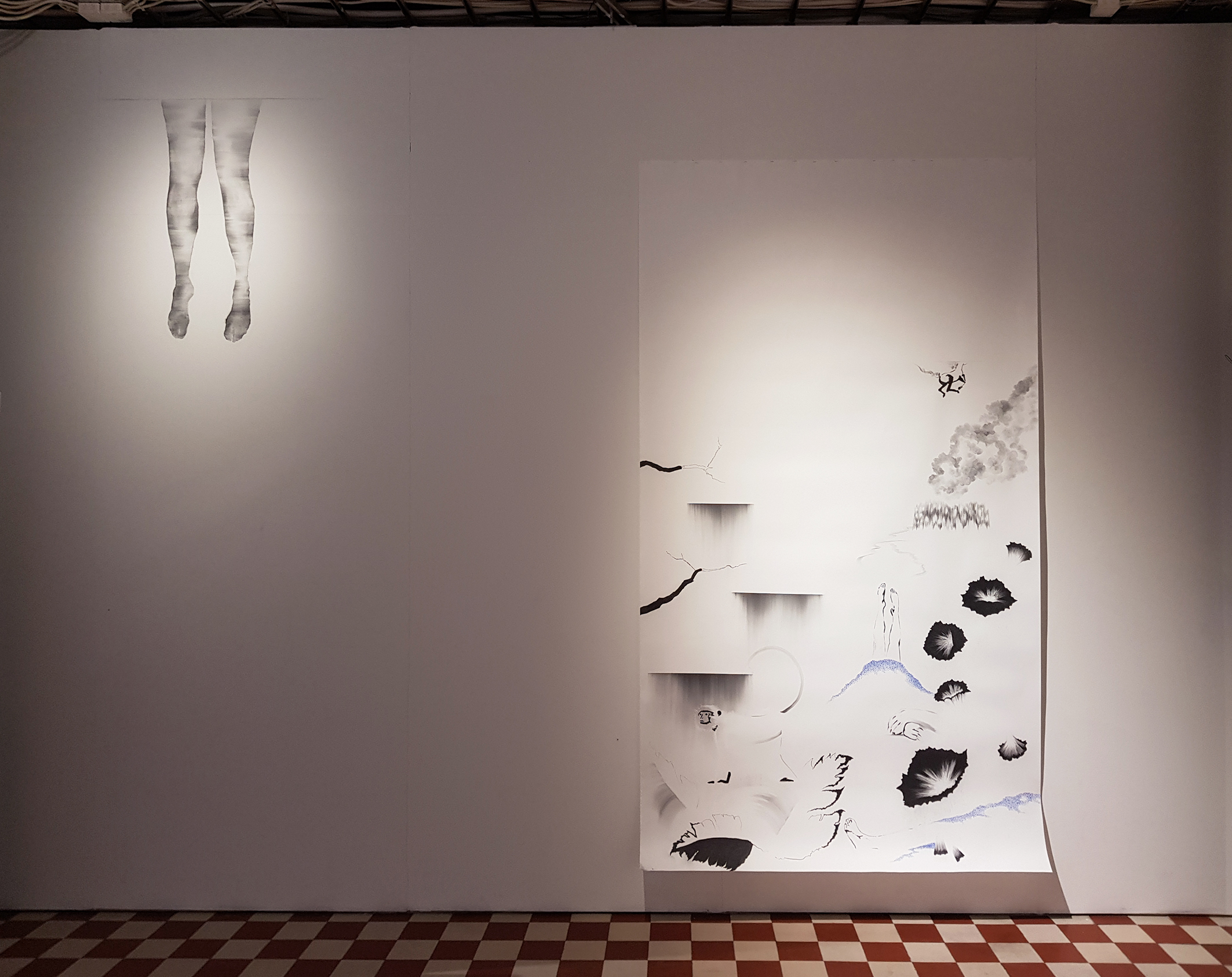 Liminal Gardens, Galleria Huuto, 2021. Leave-taking and The Garden of the Miracle Anticipators