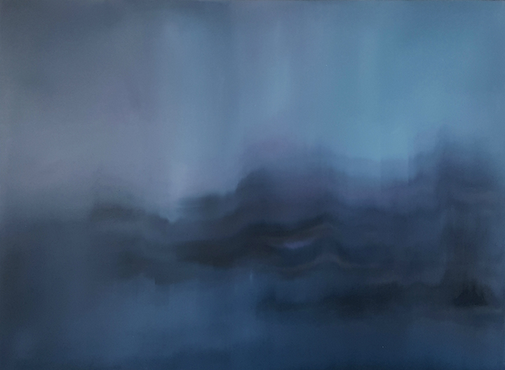 Quake, 2017, öljy mdf-levylle/oil on board, 104 x 140 cm